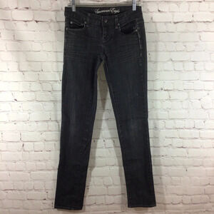 American Eagle Live Your Life Gray / Black Jeans